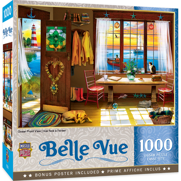 1000 Piece Jigsaw Puzzle  Ocean Front View