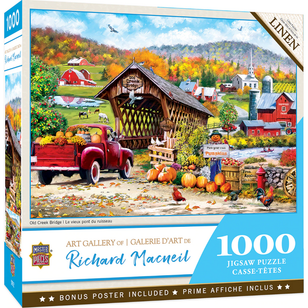 1000 Piece Jigsaw Puzzle  Old Creek Bridge