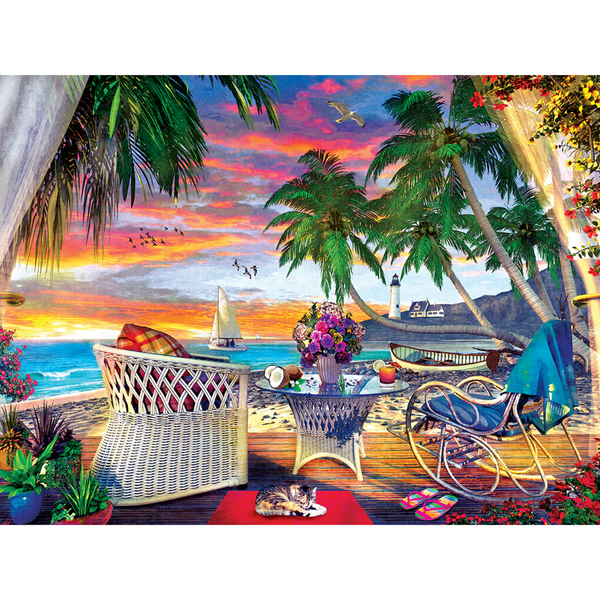 550 Piece Puzzle-Paradise Beach-  Paradise Breeze