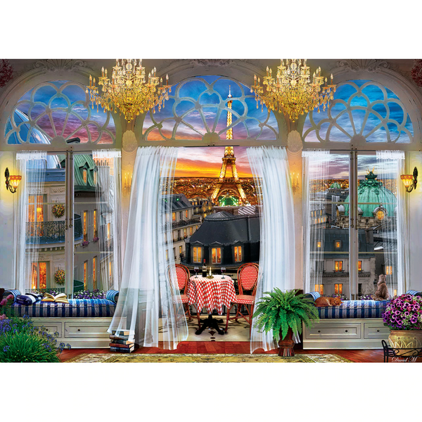 1000 Piece Jigsaw Puzzle  Paris Rooftop View