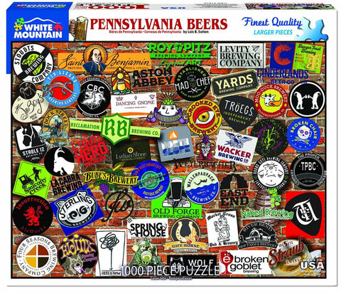 1000 Piece Jigsaw Puzzle - Pennsylvania Beer