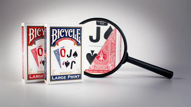 Bicycle Large Print Bridge Playing Cards