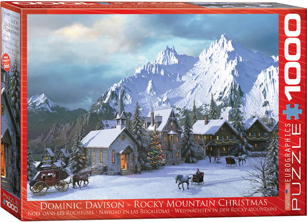 1000 Piece Jigsaw Puzzle -Rocky Mountain Christmas