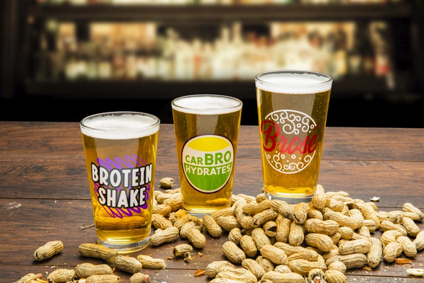 Beer Bro's Beer Glass set of 3