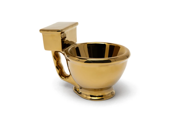 Golden Toilet Coffee Mug