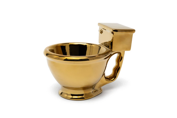 Golden Toilet Coffee Mug