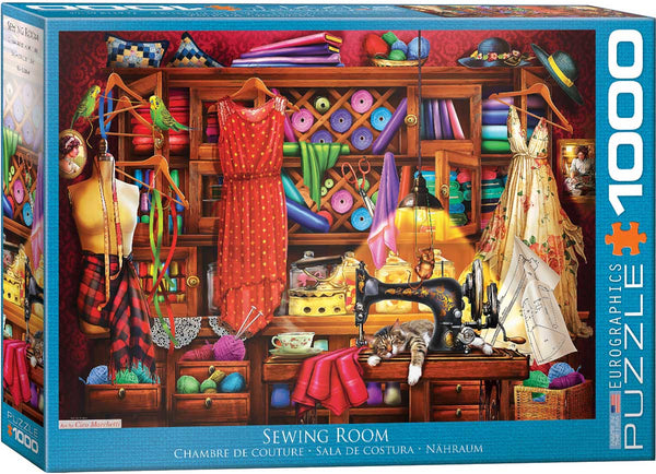 1000 Piece Jigsaw Puzzle  Sewing Room