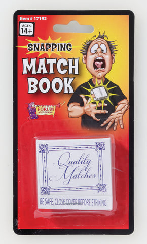 Snapping Match Book