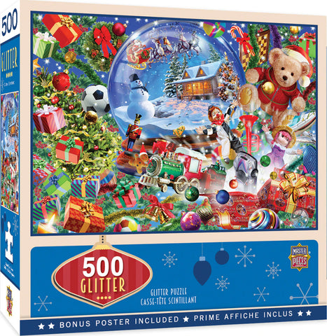 500 Piece Jigsaw Puzzle — Snow Globe Dreams