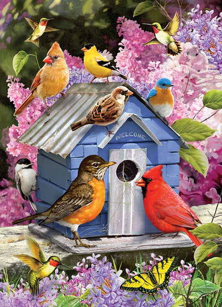1000 pc Puzzle - Spring Birdhouse
