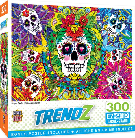300 Piece EZ Grip- Sugar Skulls