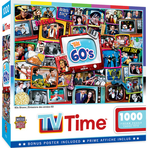 1000 pc Puzzle - 60s Shows