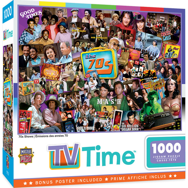 1000 pc Puzzle - 70s Shows