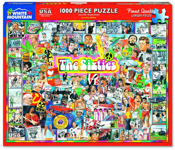 1000 Piece Puzzle - The Sixties