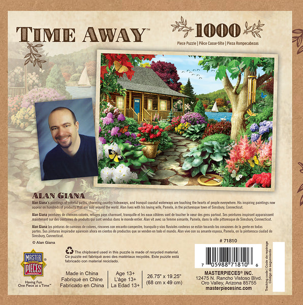 Time Away - Dragonfly Garden 1000 Piece Jigsaw Puzzle