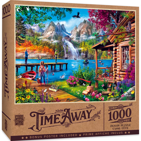 Time Away - Fishing with Pappy 1000 Piece Jigsaw Puzzle