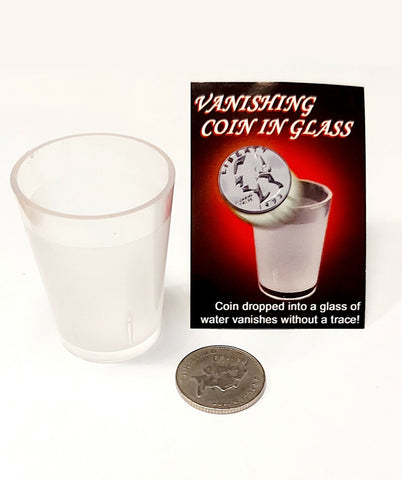 Vanishing Coin in Glass Magic Trick