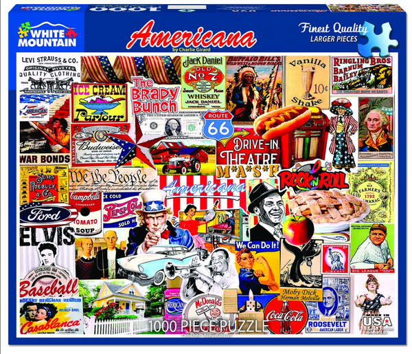 1000 Piece Jigsaw Puzzle - Americana