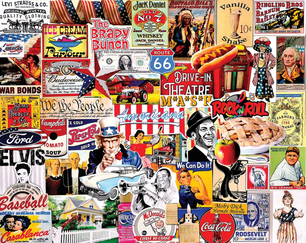 1000 Piece Jigsaw Puzzle - Americana