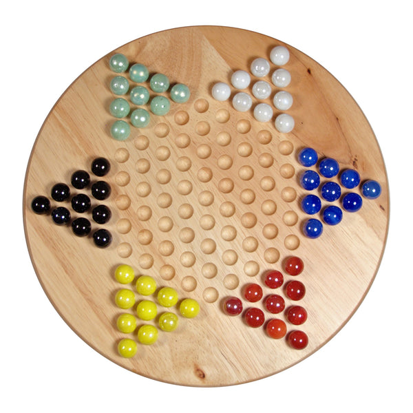 Solid Wood Chinese Checkers