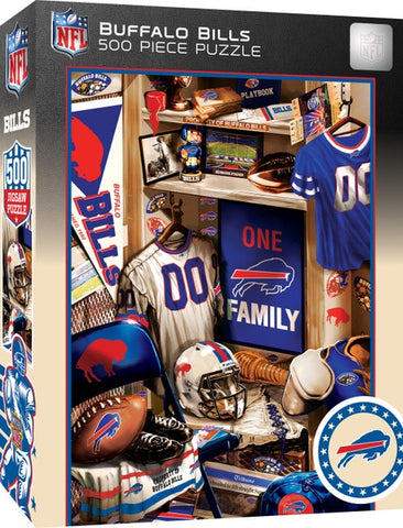 500 pc Puzzle - Buffalo Bills Locker Room