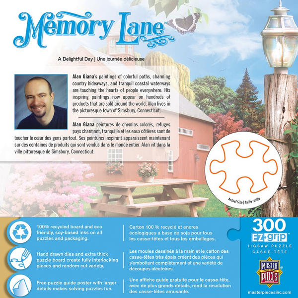 300 Piece  Puzzle  - Memory Lane-A Delightful Day