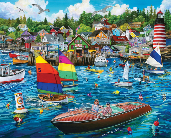 Harbor Fun - 1000 Piece Jigsaw Puzzle