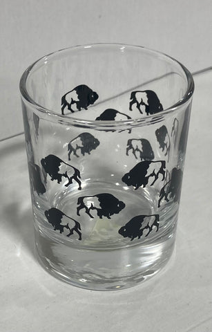 Buffalo Wrapped Jigger 3oz Black