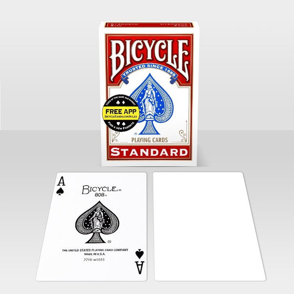 Blank Back Bicycle Magic Card Deck