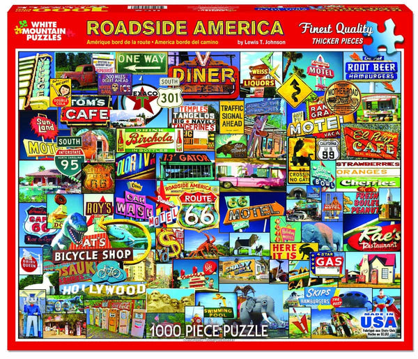 1000 Piece Jigsaw Puzzle - Roadside America