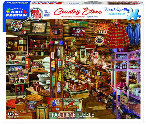 1000 pc Puzzle -  Country Store Seek & Find
