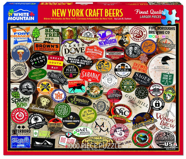 1000 Piece Jigsaw Puzzle - New York Craft Beer