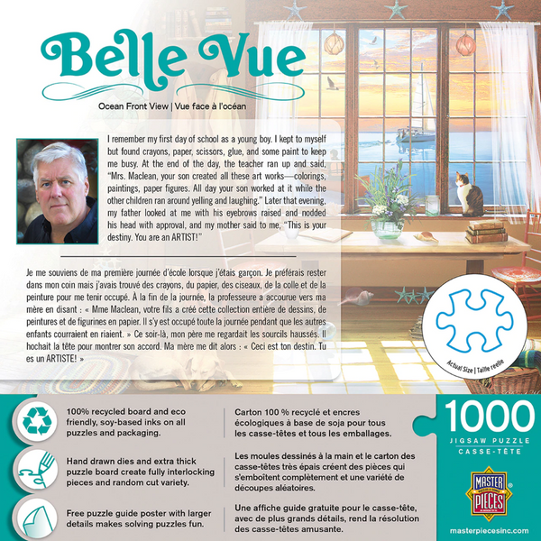 1000 Piece Jigsaw Puzzle  Ocean Front View