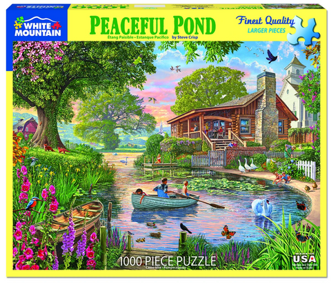 Peaceful Pond - 1000 Piece Jigsaw Puzzle