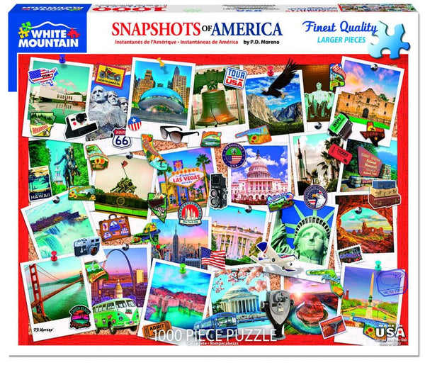 1000 pc Puzzle — Snapshots of America