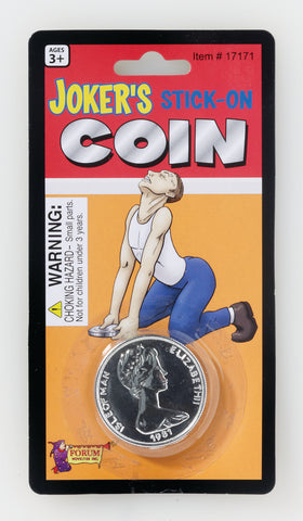 Joker's Stick-On Coin